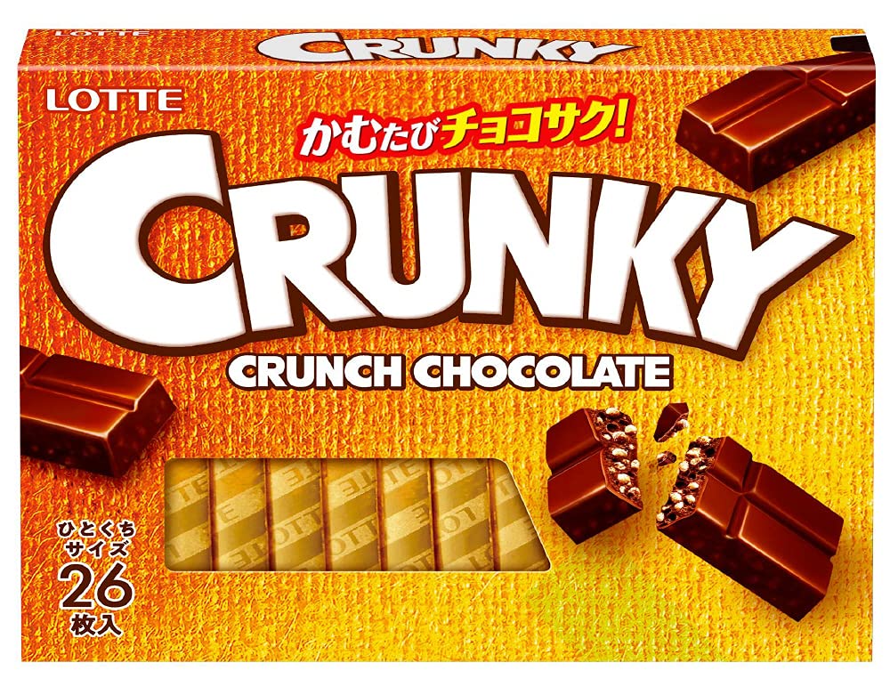 Amazon | ロッテ クランキーエクセレント26枚入 | ロッテ | 板チョコ
